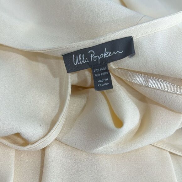 Ulla Popken Longline Long Sleeve Open Front Cardigan In Chalk Size 24/26 - Picture 7 of 9